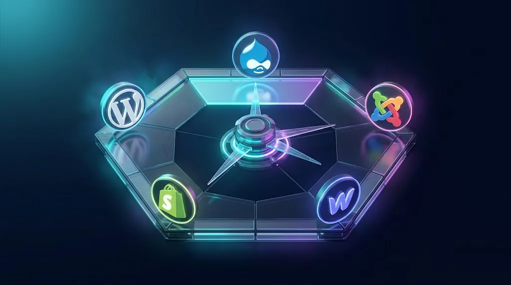 Cómo elegir CMS para negocio 2026 WordPress vs Webflow vs HTML